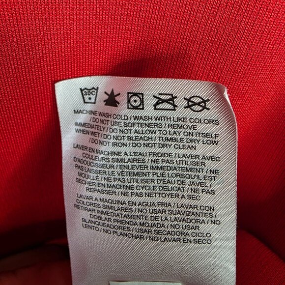 Mens Nike Red & Gray Therma Fit Hoodie Sweatshirt Polyester Drawstring Size XXL - Picture 9 of 9